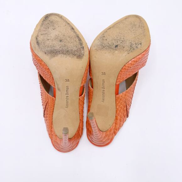 Alexandre Birman High Heel Python Latoya Sandal - Picture 10 of 11